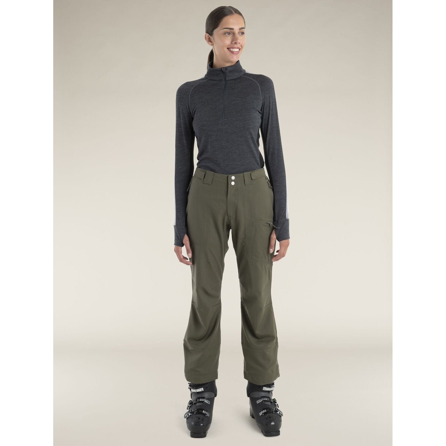 Icebreaker Women's 260 ZoneKnit Long Sleeve Half Zip