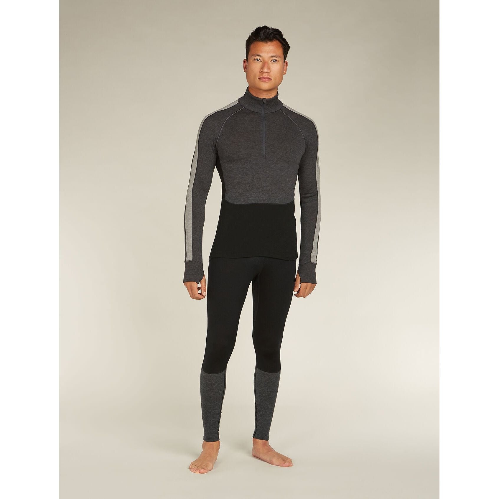 Icebreaker Men's 260 ZoneKnit Long Sleeve Half Zip Thermal Top