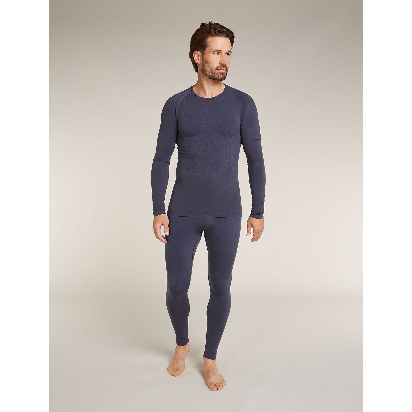 Icebreaker Men's Merino Blend 260 ZoneKnit Seamless Long Sleeve Crewe Thermal Top