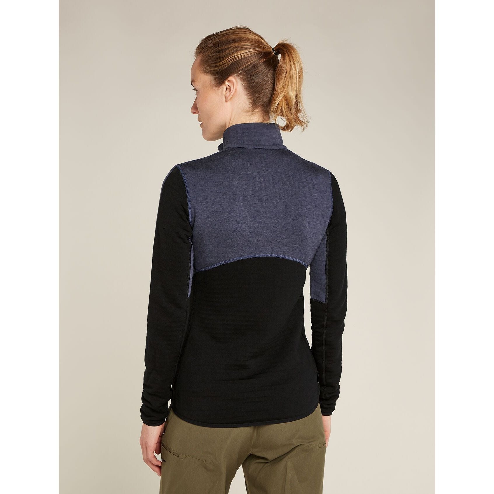 Icebreaker Women's Merino 400 RealFleece Descender Long Sleeve Zip