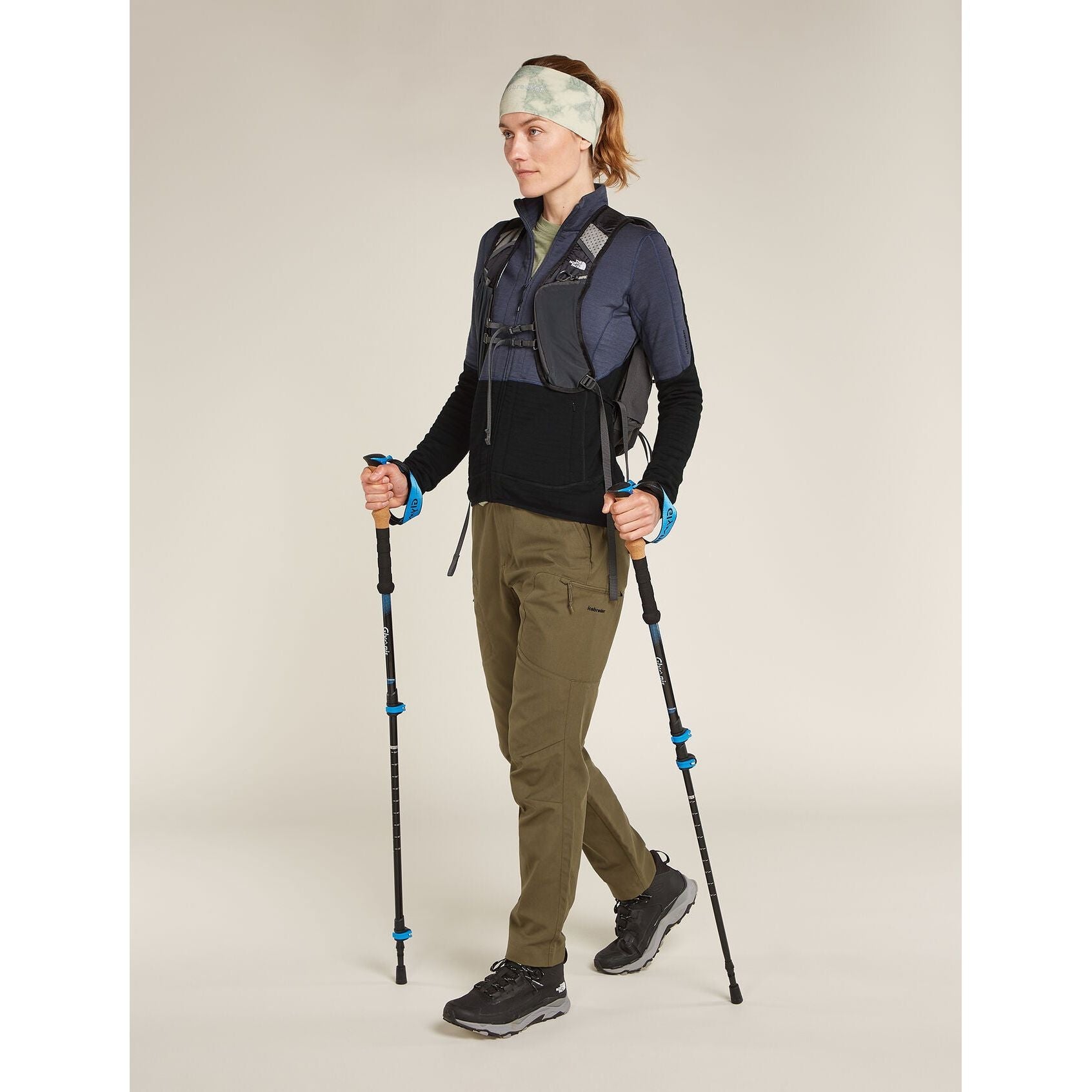 Icebreaker Women's Merino 400 RealFleece Descender Long Sleeve Zip