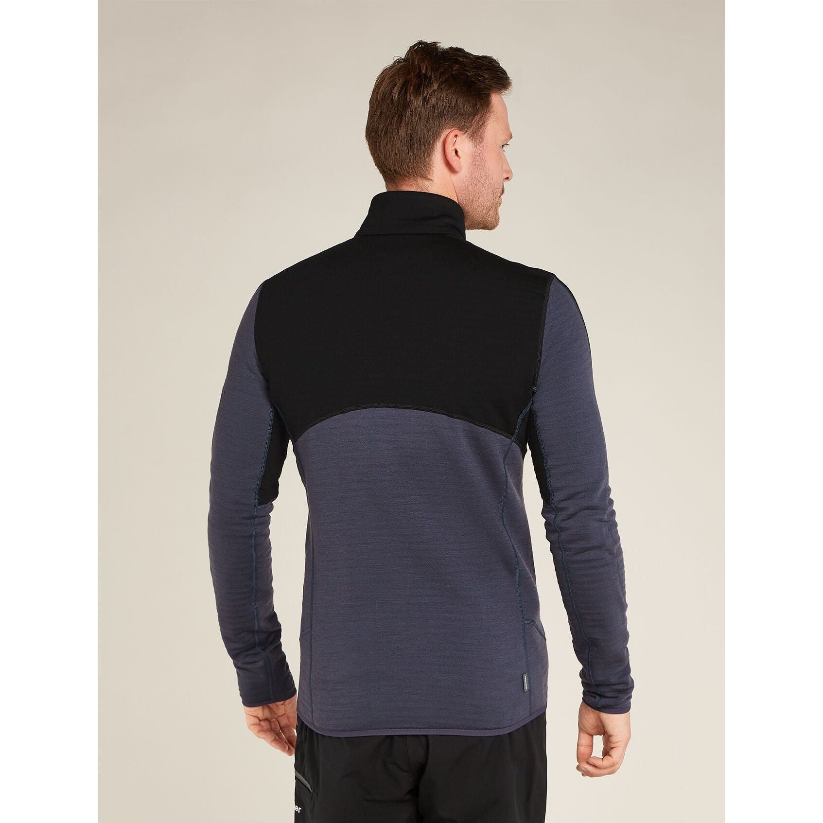 Icebreaker Men's Merino 400 RealFleece Descender Long Sleeve Zip