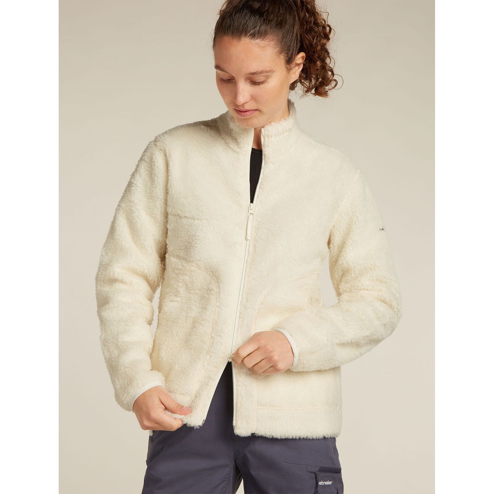 Icebreaker Women's Merino 960 RealFleece High Pile Long Sleeve Full Zip Jacket