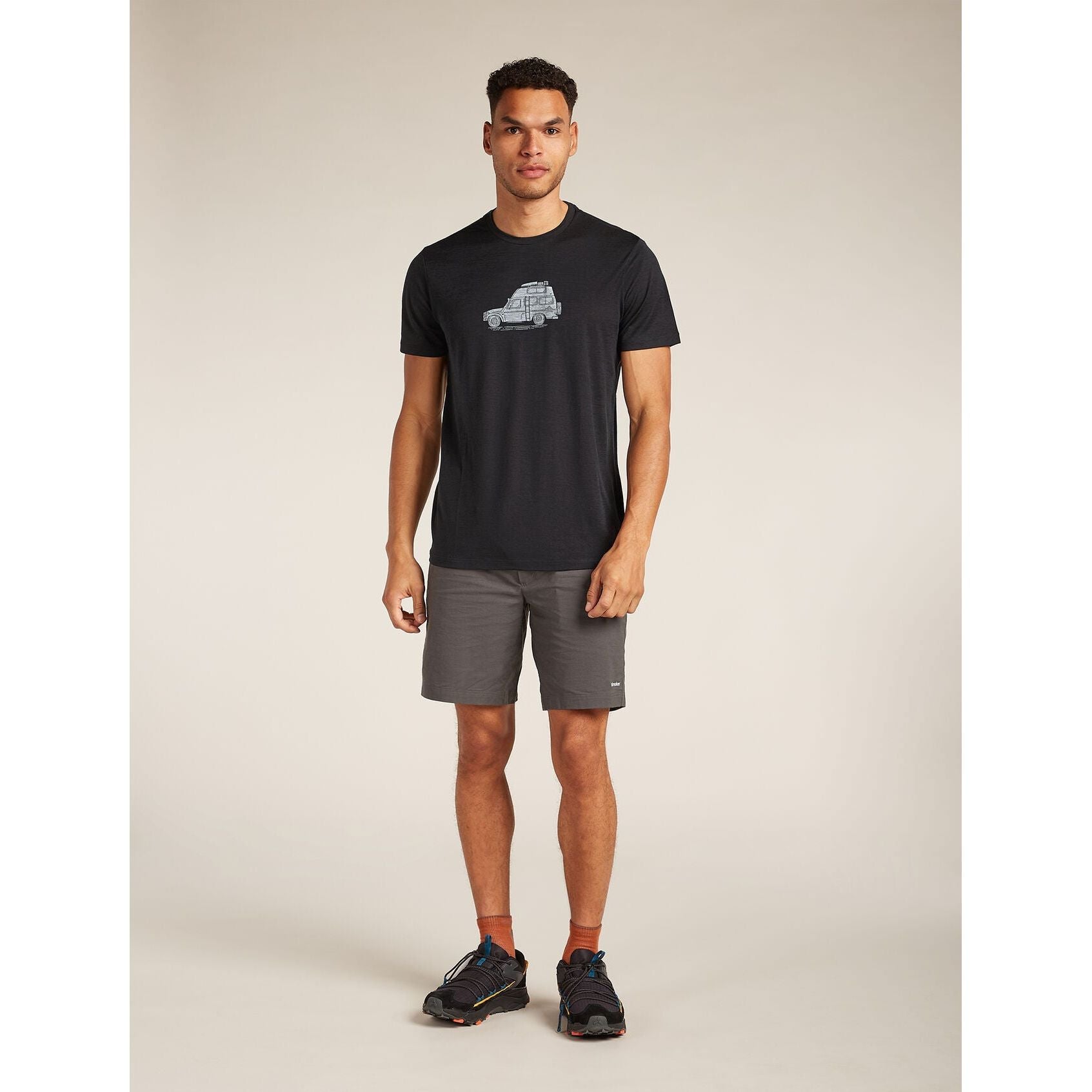 Icebreaker Men's Merino 150 Tech Lite Short Sleeve T-Shirt Cosy Camper