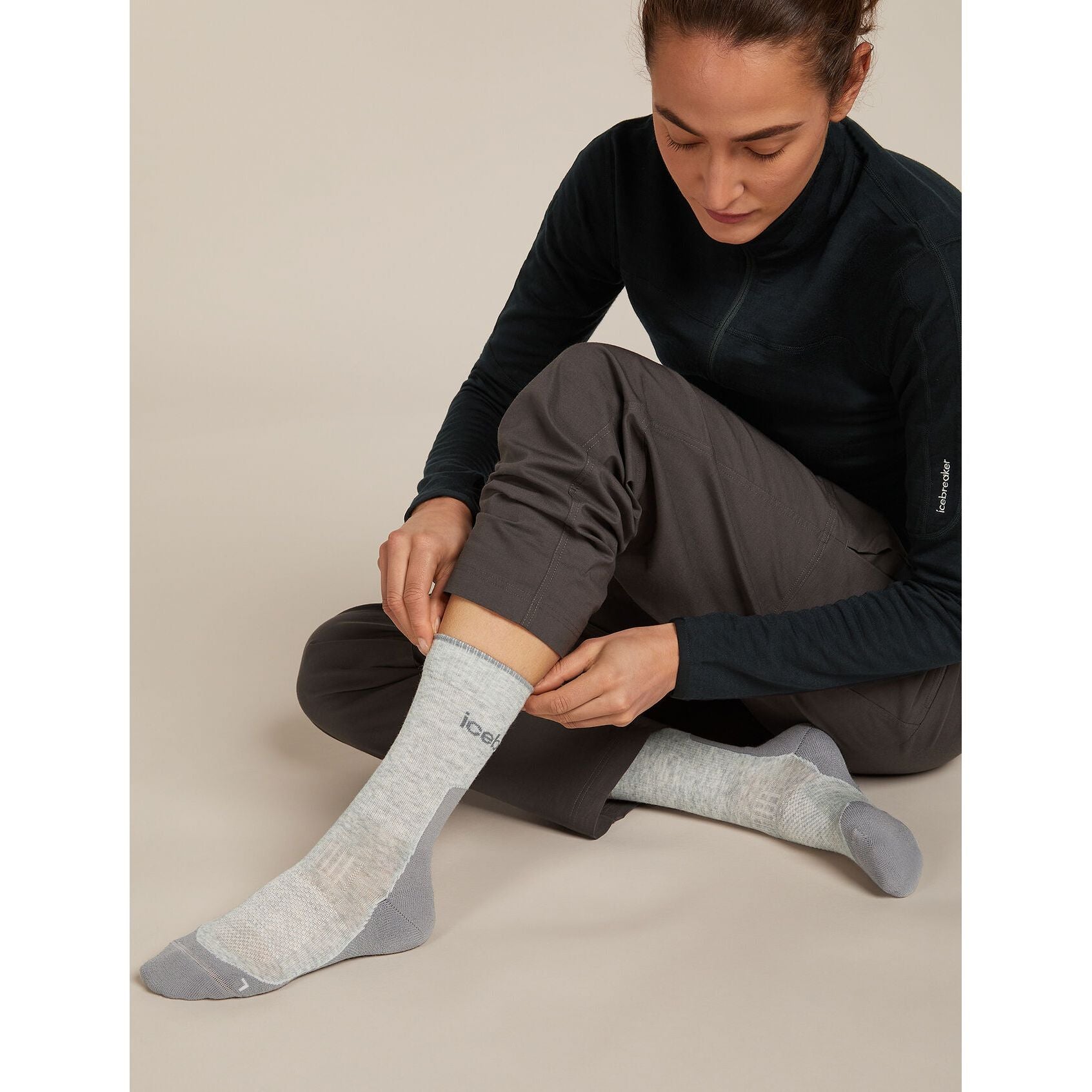 Icebreaker Women's Merino Hike+ Light Crew Socks