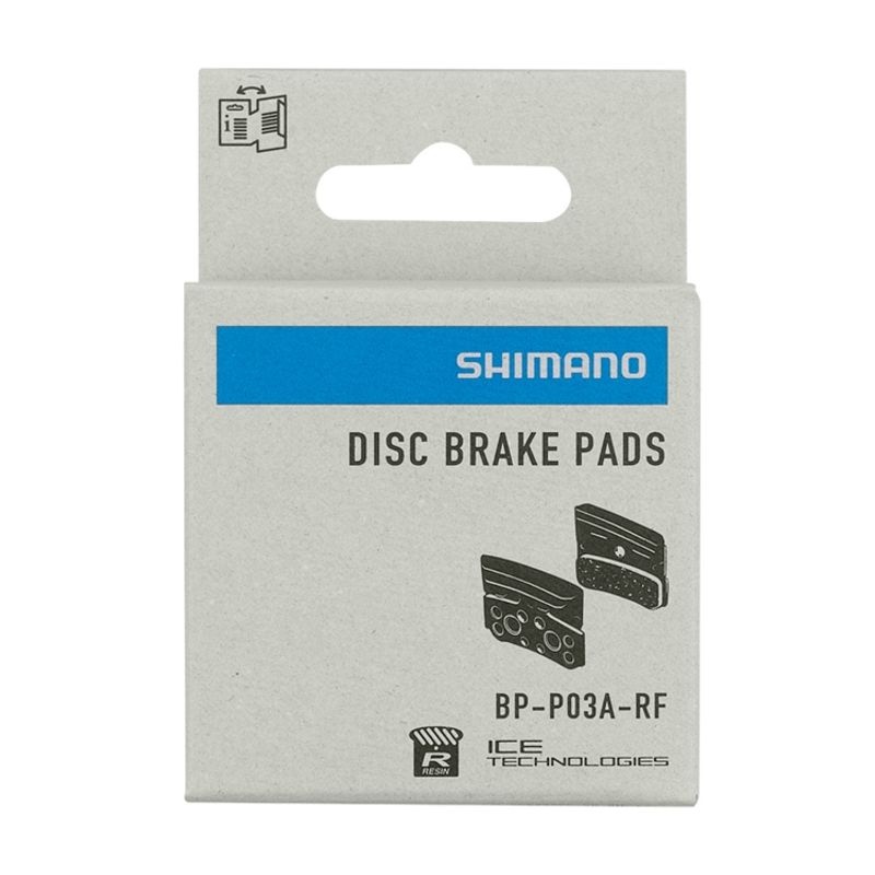 Shimano Disc Brake Pad P03A Resin W/ Fin 4 Piston (New XTR/XT)