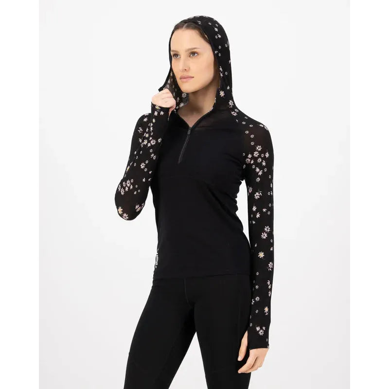 Mons Royale Women's Bella Merino Long Sleeve Hood