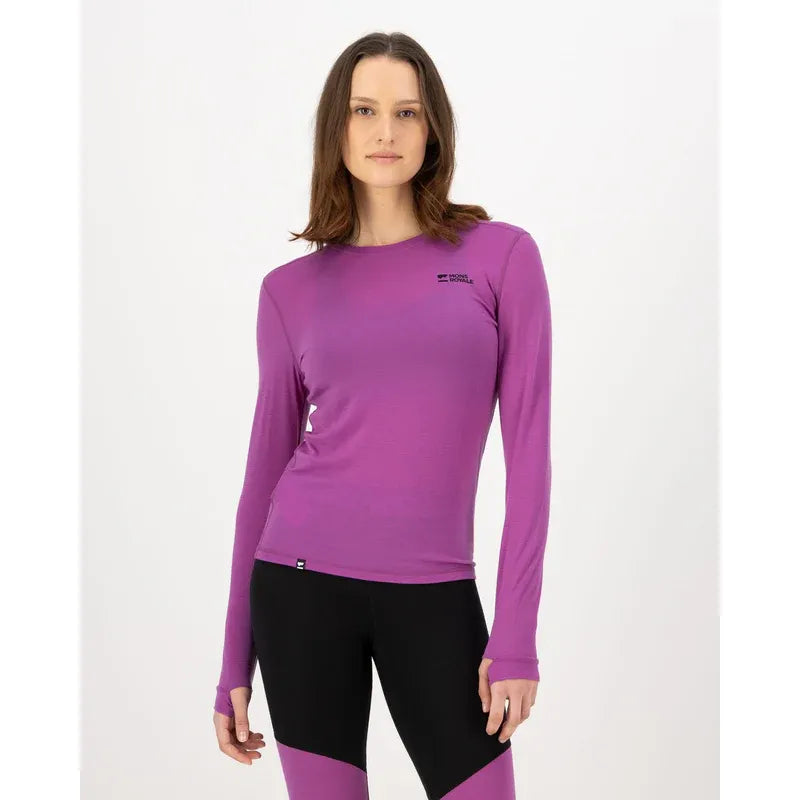 Mons Royale Women's Cascade Merino Baselayer Long Sleeve
