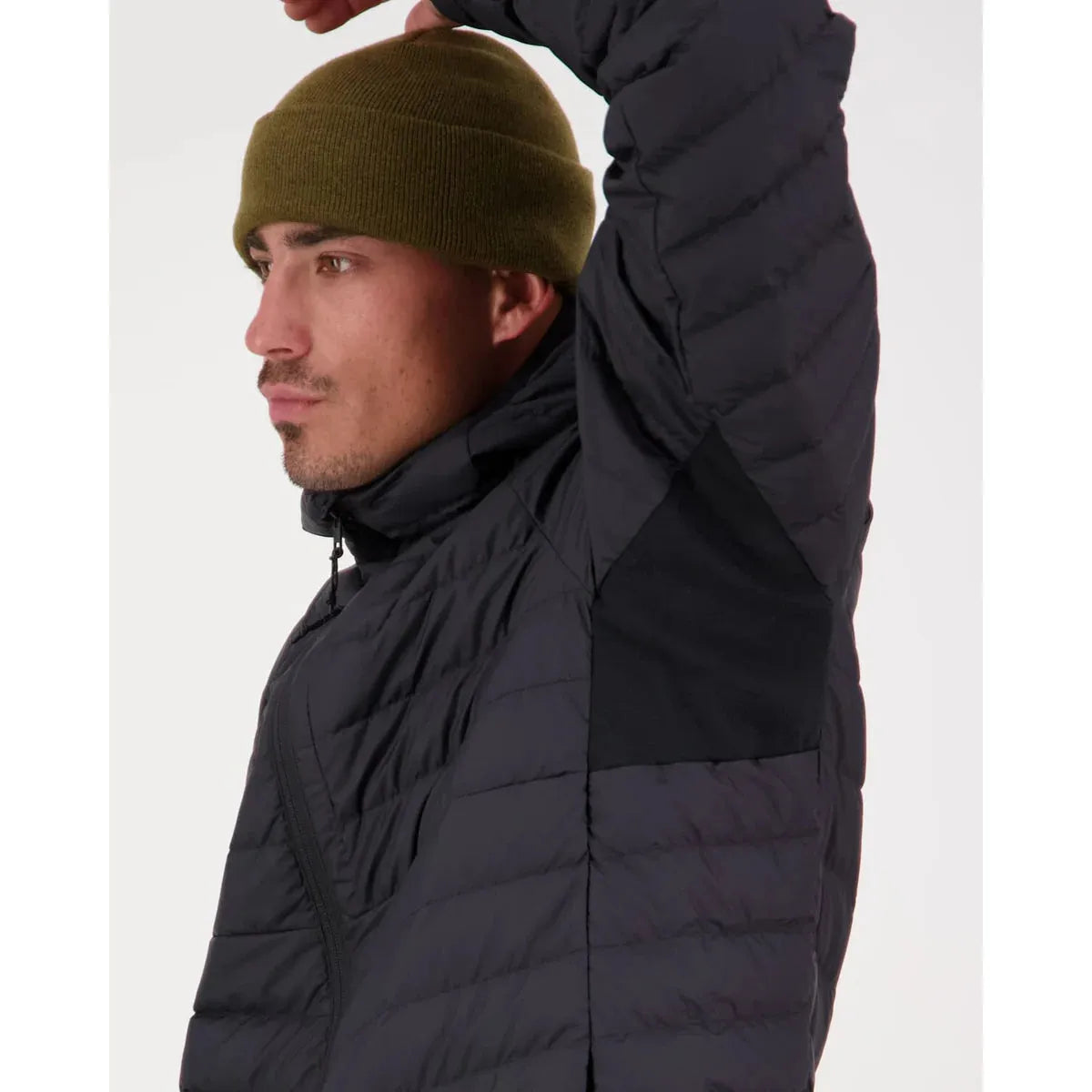 Mons Royale Men's Atmos Wool Down Lightweight Packable Hood