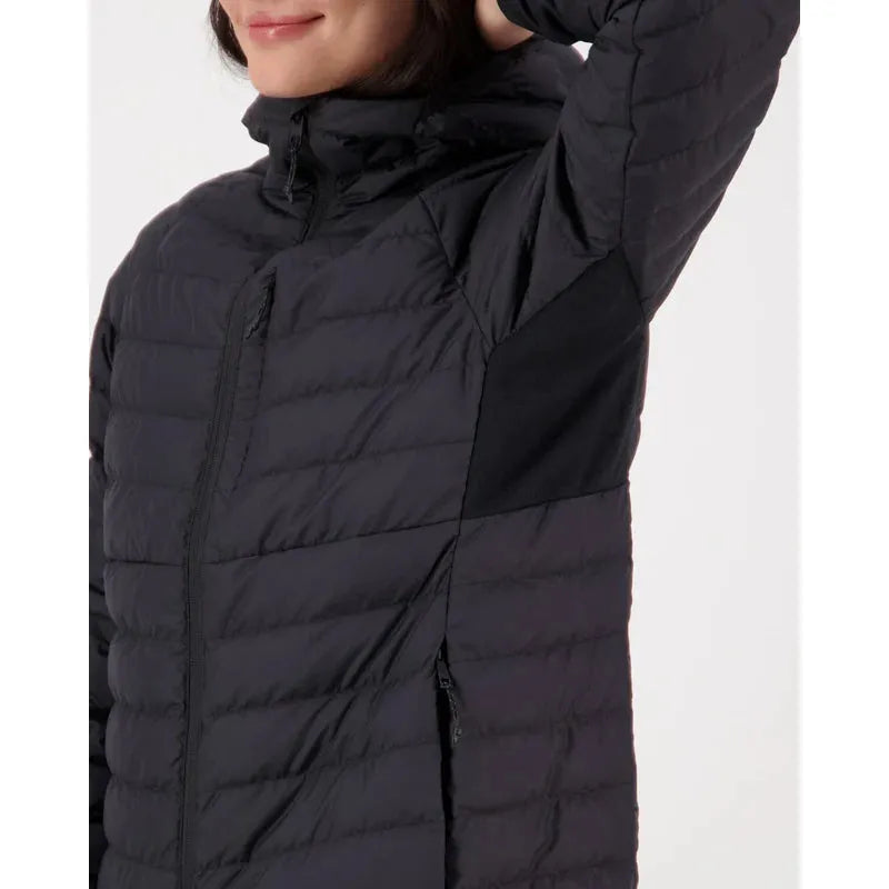 Mons Royale Women's Atmos Wool X Down Insulated Hooded Jacket