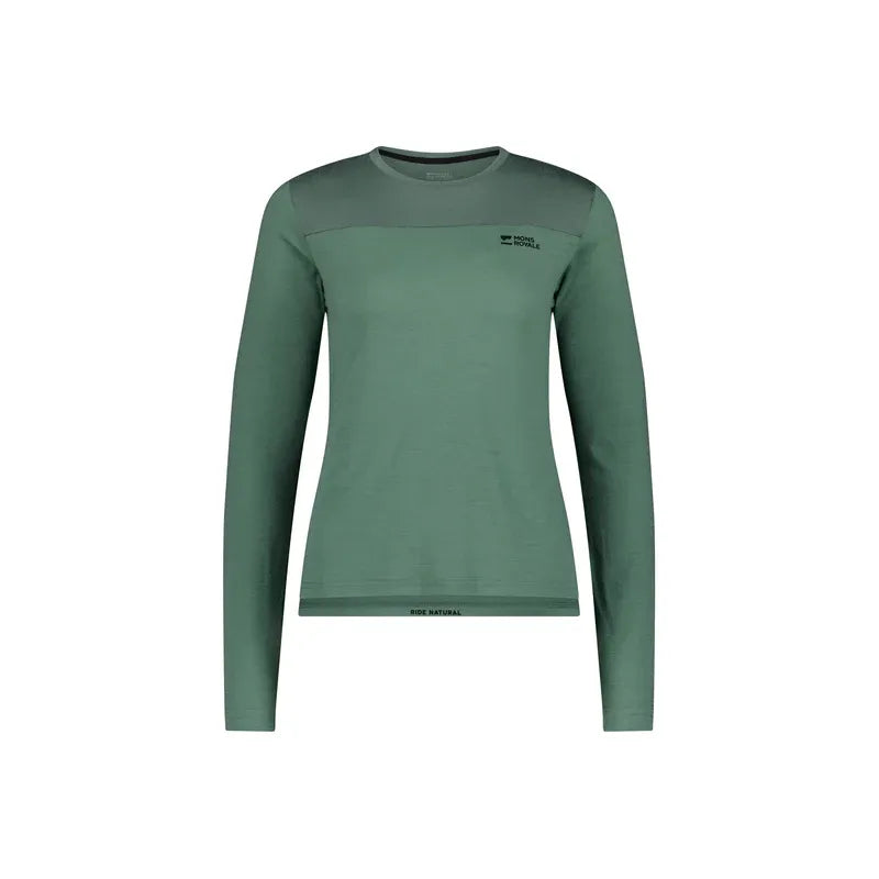 Mons Royale Women's Diversion Merino Bike Jersey Long Sleeve