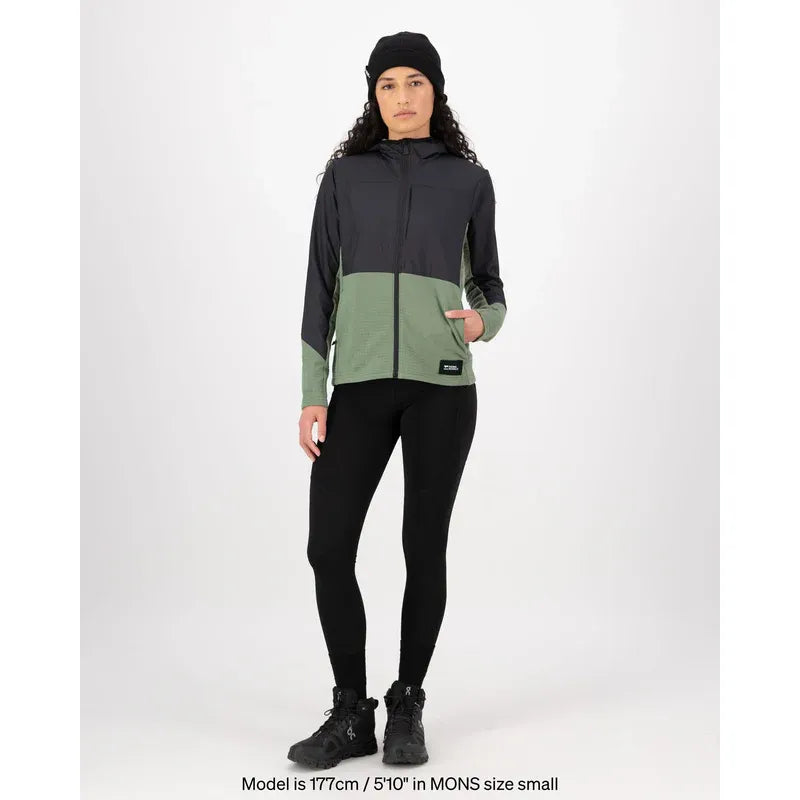 Mons Royale Women's Offgrid Merino Fleece Wind Jacket