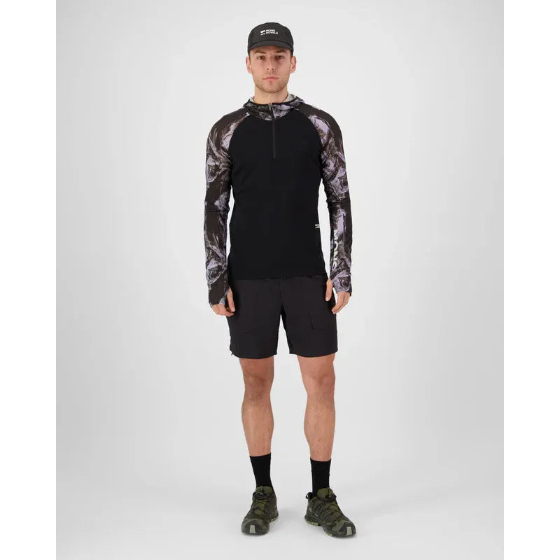 Mons Royale Men's Temple Merino Long Sleeve Hood