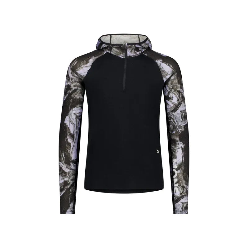 Mons Royale Men's Temple Merino Long Sleeve Hood