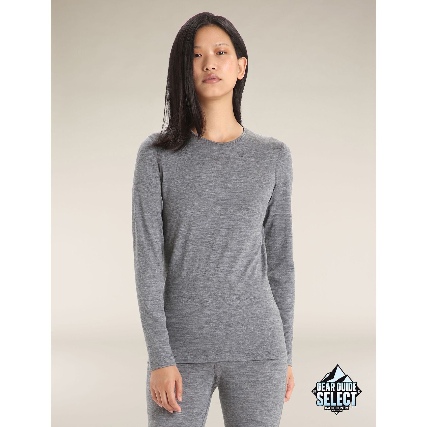 Icebreaker Women's 200 Oasis Long Sleeve Crewe Thermal Top