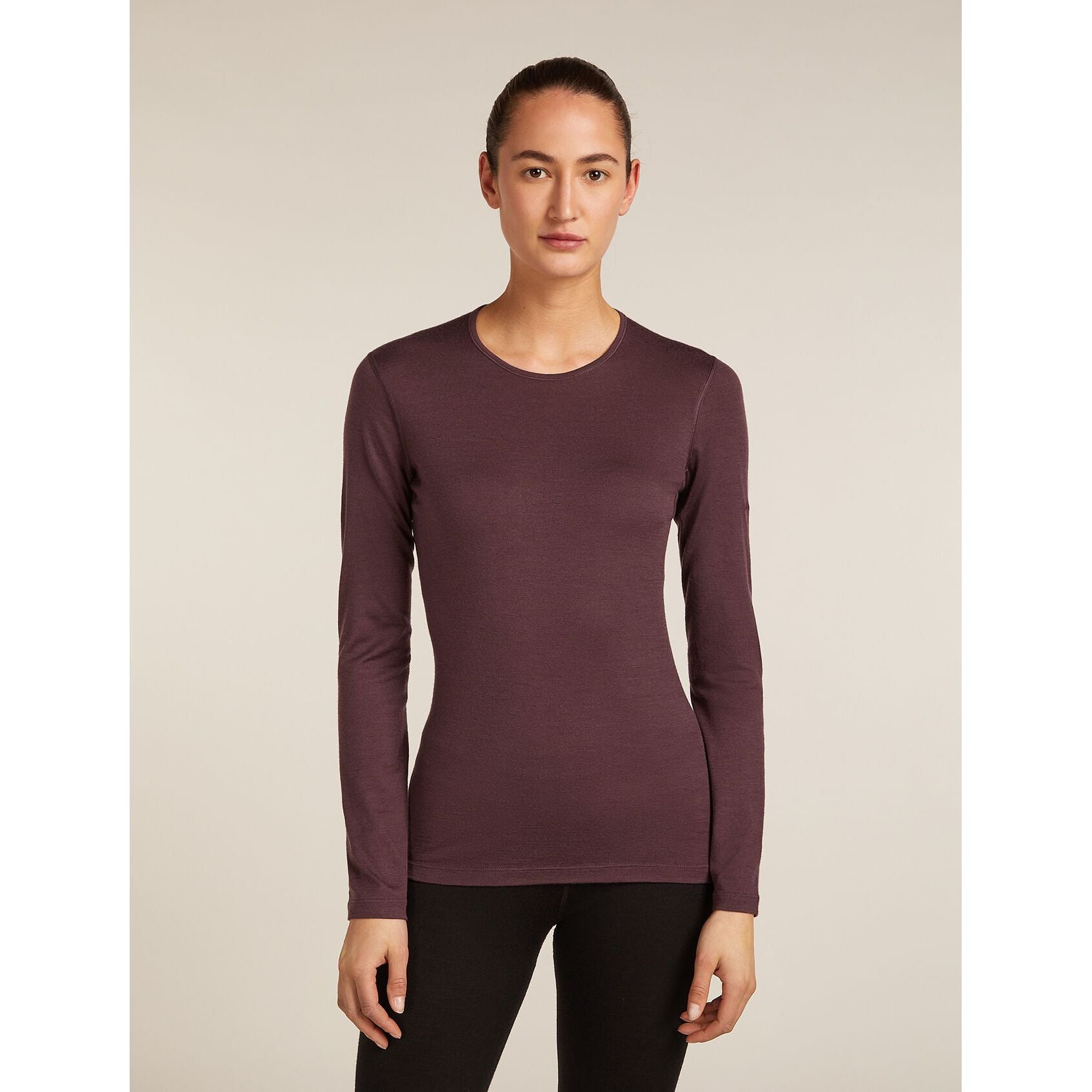 Icebreaker Women's 200 Oasis Long Sleeve Crewe Thermal Top