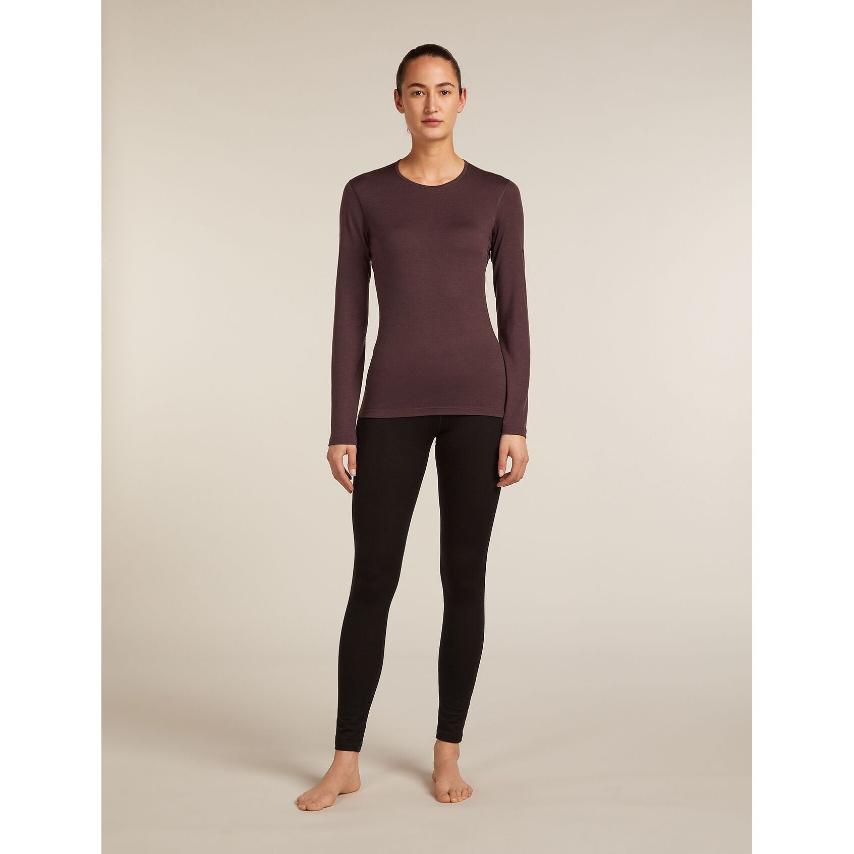 Icebreaker Women's 200 Oasis Long Sleeve Crewe Thermal Top