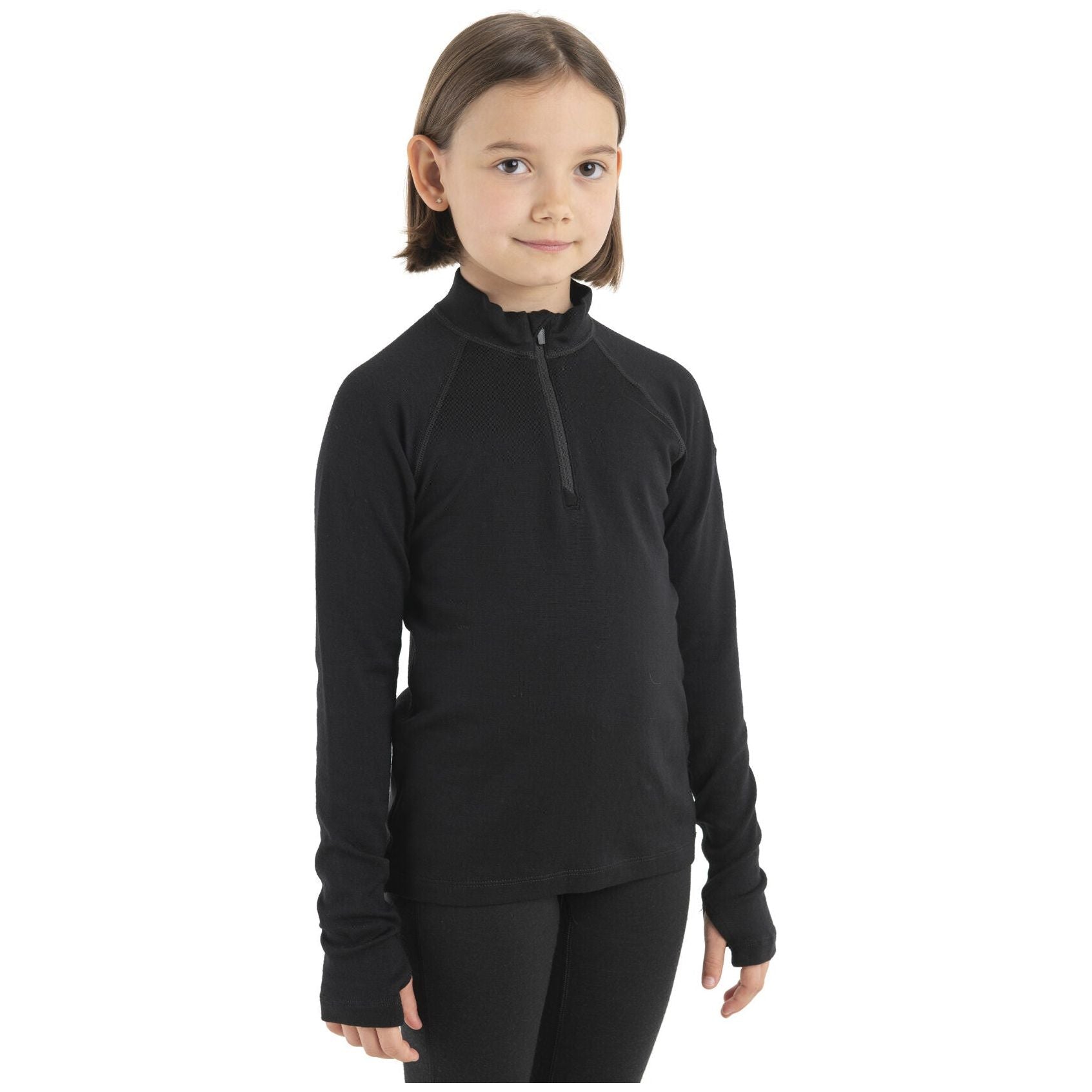 Icebreaker Kid's Merino 260 Tech Long Sleeve Half Zip Thermal Top
