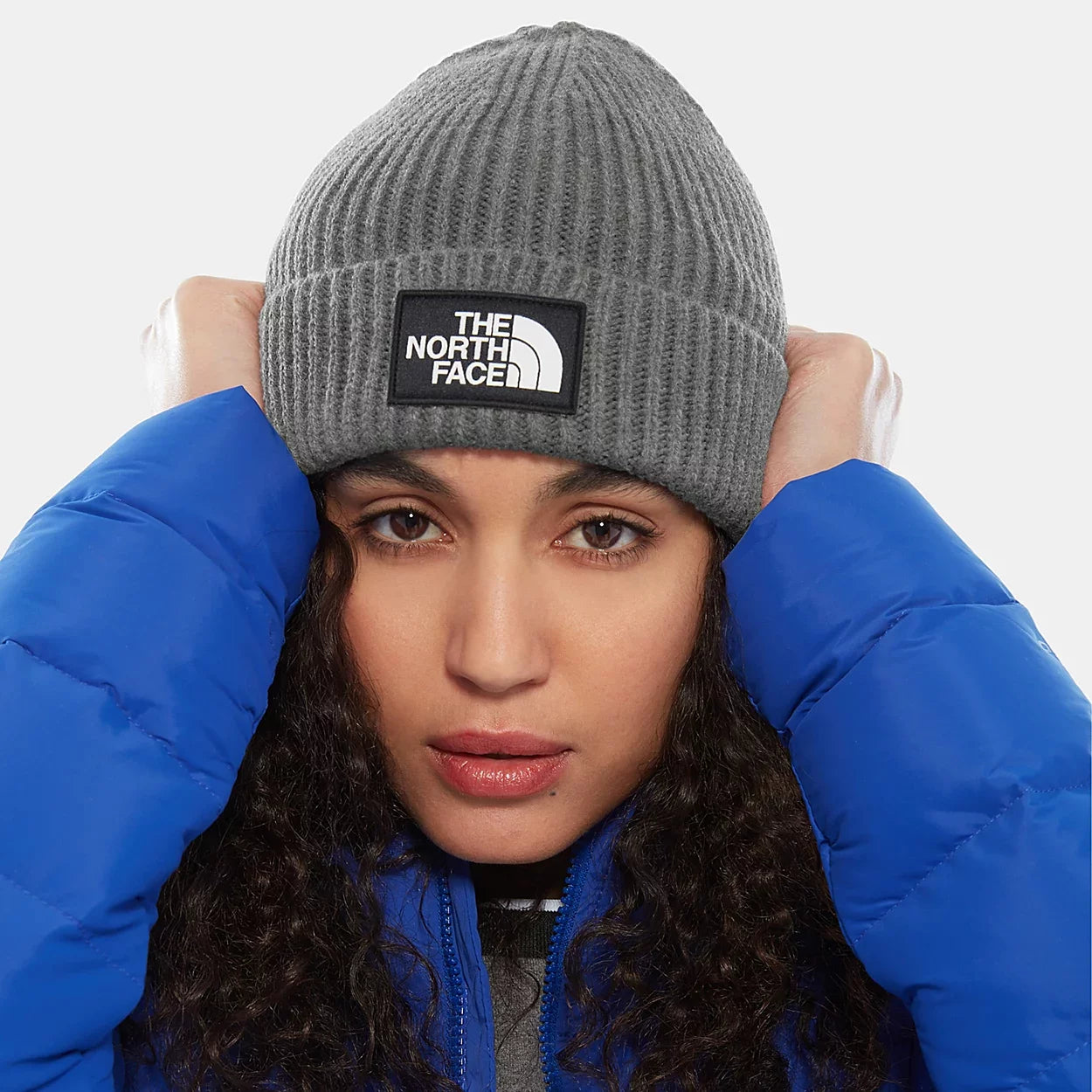 The North Face TNF Logo Box Cuffed Beanie
