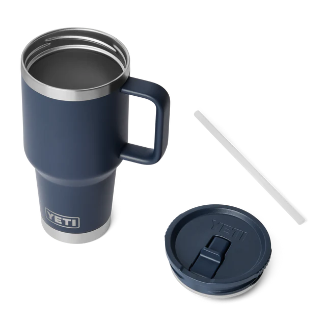 Yeti Rambler 30oz Travel Straw Mug (887ml)