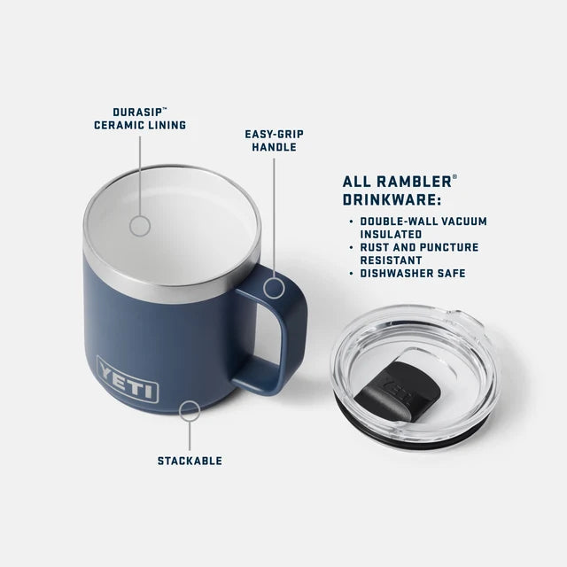 Yeti Rambler 10oz Ceramic Lined MagSlider Stackable Mug (296ml)