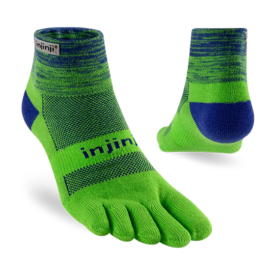 Injinji Trail Midweight Mini Crew Running Socks