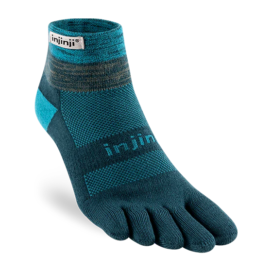 Injinji Trail Midweight Mini Crew Running Socks