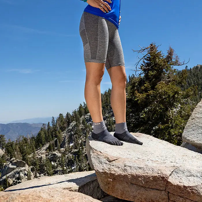 Injinji Women's Trail Midweight Mini Crew Running Socks