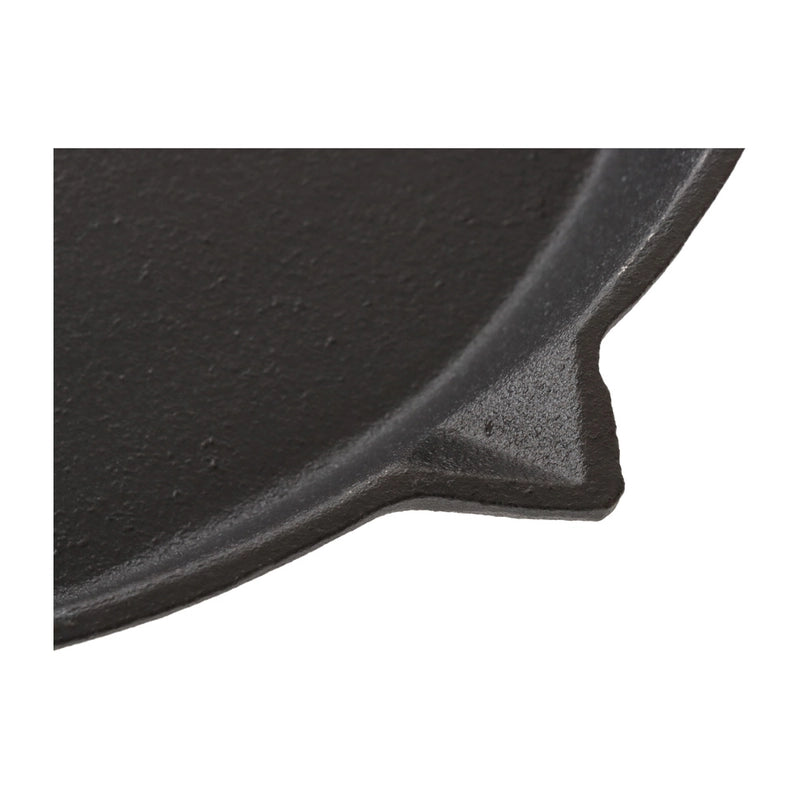 Wildtrak Cast Iron Frying Pan - Wooden Handle