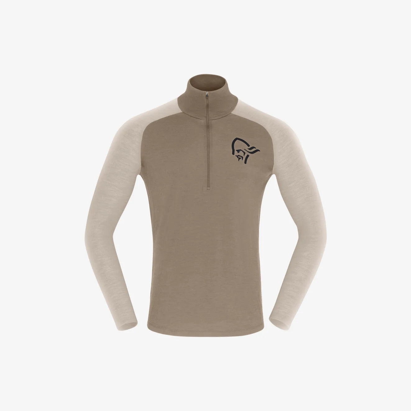 Norrona Men's Femund Pureull Zip Neck Long Sleeve T-Shirt
