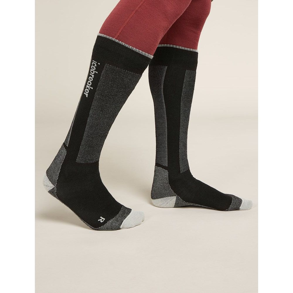 Icebreaker Men's Merino Blend Ski+ Light Over The Calf Socks