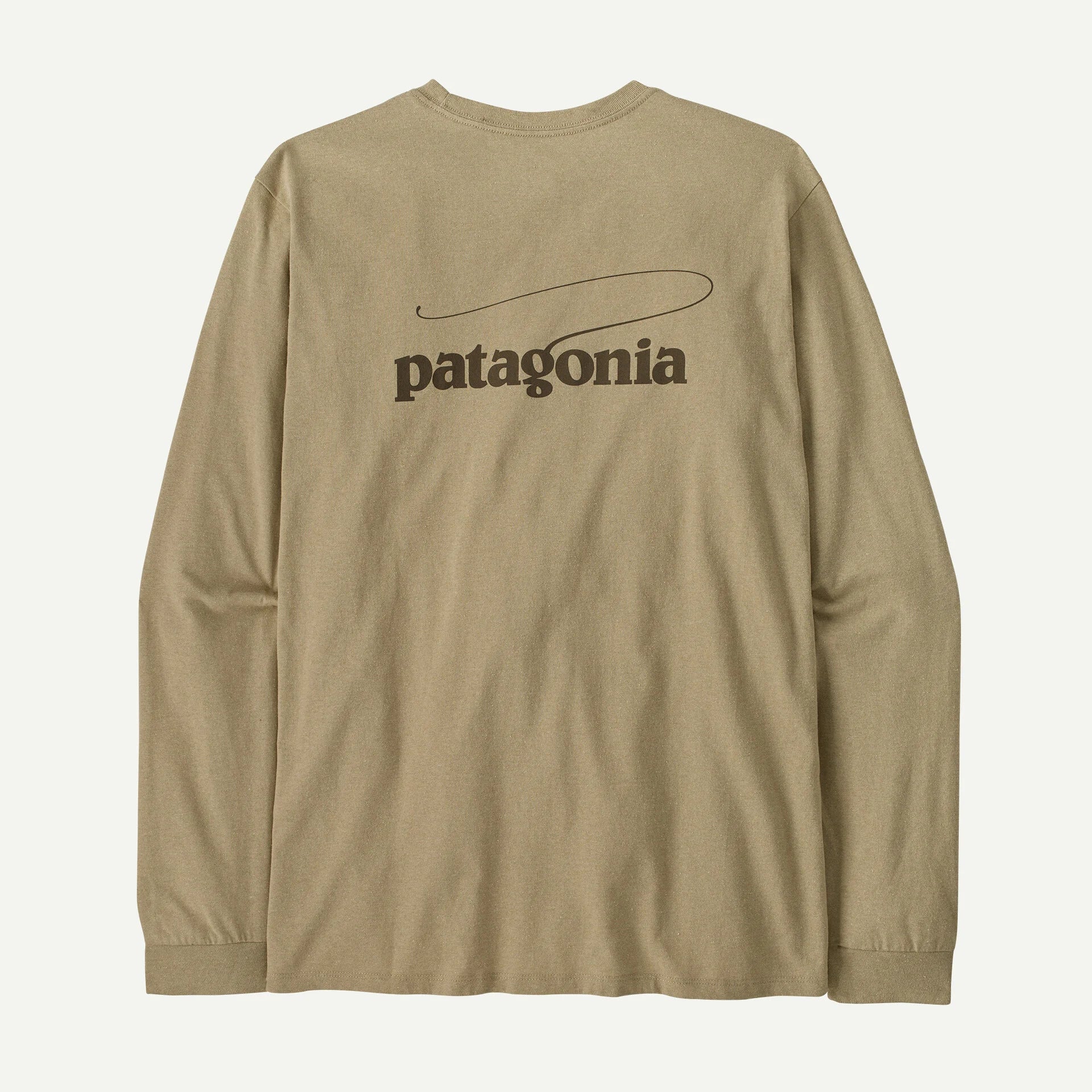 Patagonia Men's Casting Logo Long Sleeve Responsibili-Tee