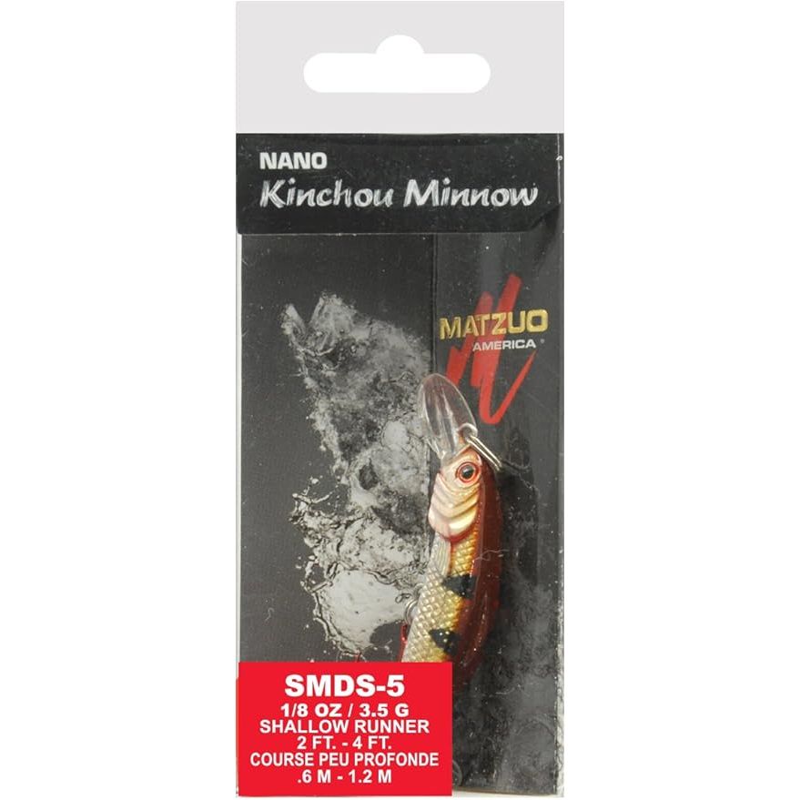 Matzuo Nano Kinchou Minnow Lure 3.5gm SIL/BLACK 3.5gm