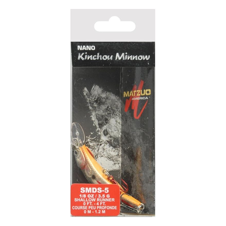 Matzuo Nano Kinchou Minnow Lure 3.5gm SIL/BLACK 3.5gm