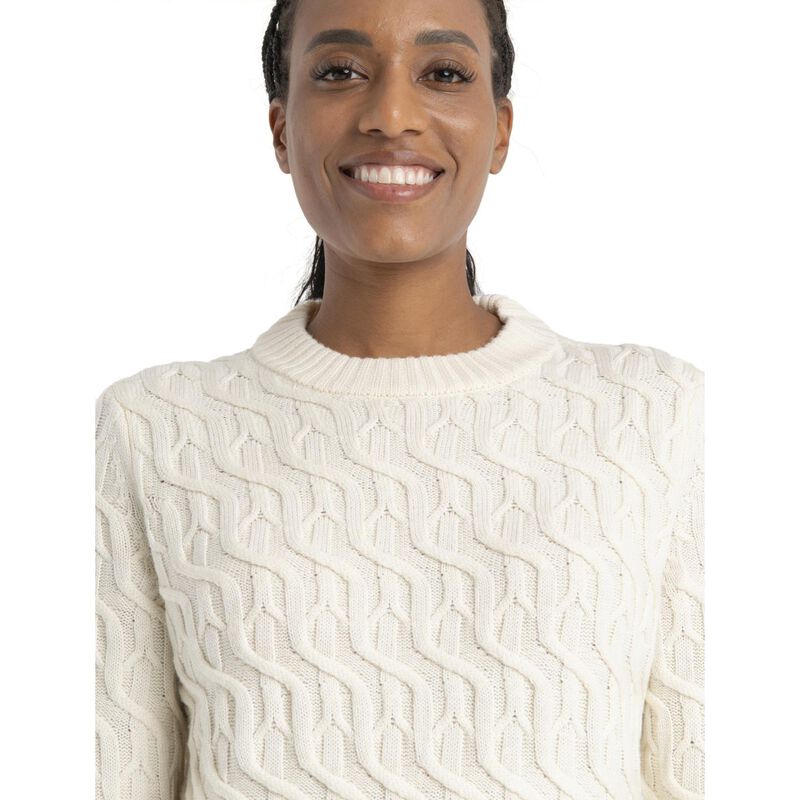 Icebreaker Women's Merino Cable Knit Crewe Sweater