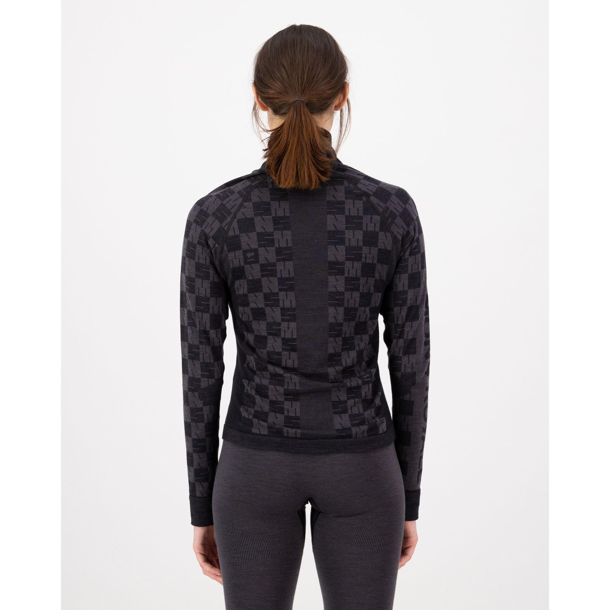 Mons Royale Women's Ascender Merino Seamless Mock Neck Long Sleeve