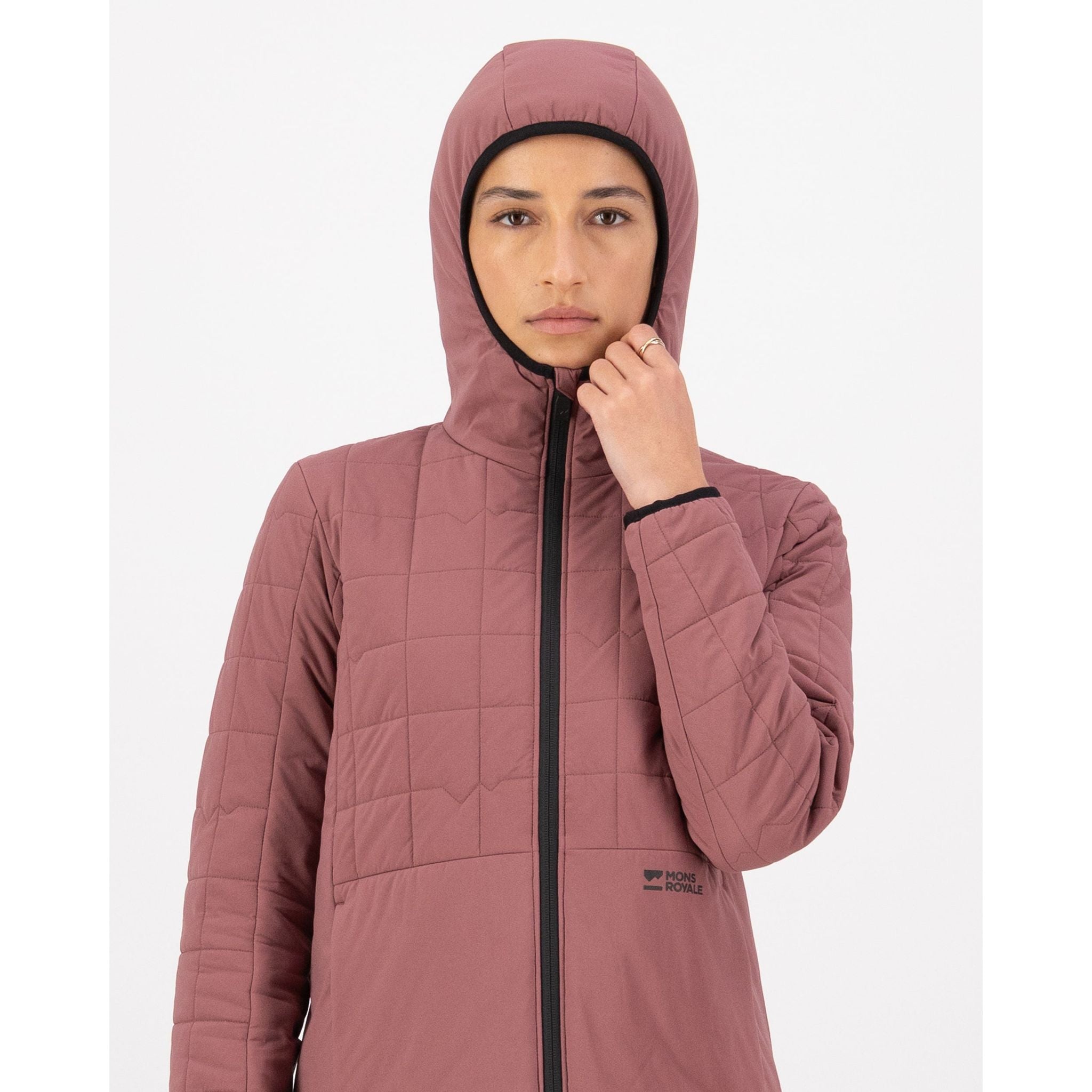 Mons Royale Women's Canyon Merino Insulated Hooded Jacket