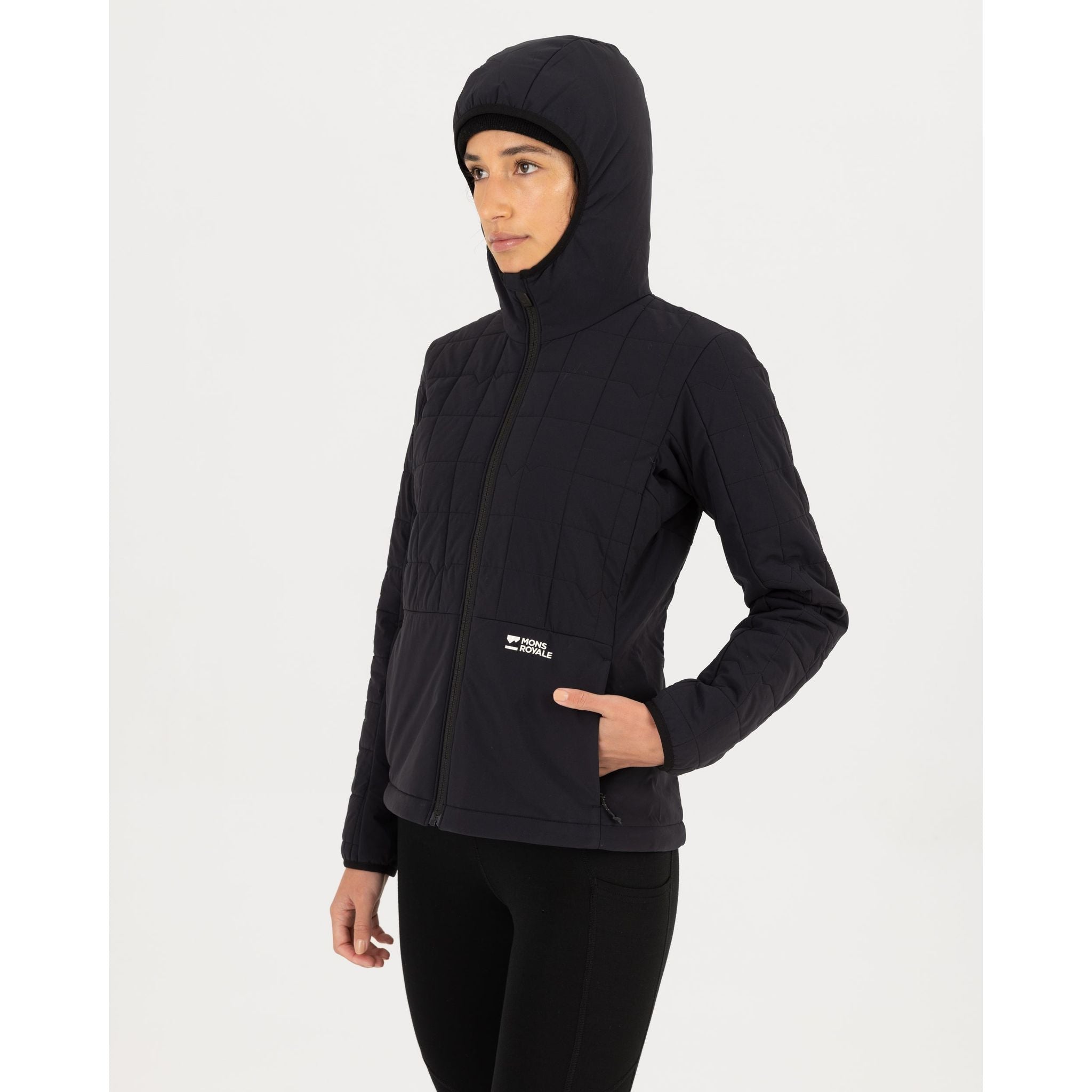 Mons Royale Women's Canyon Merino Insulated Hooded Jacket