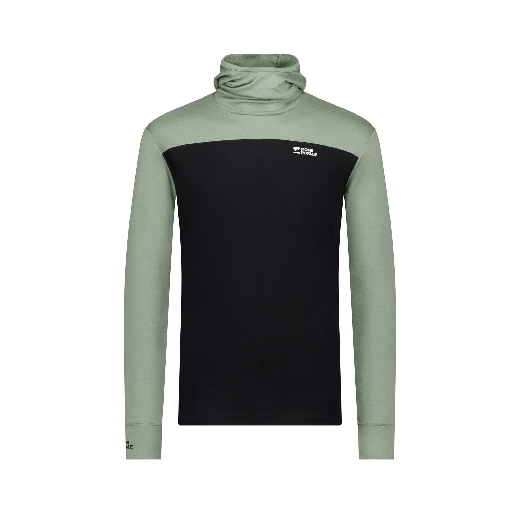 Mons Royale Men's Yotei Merino Powder Hood Long Sleeve