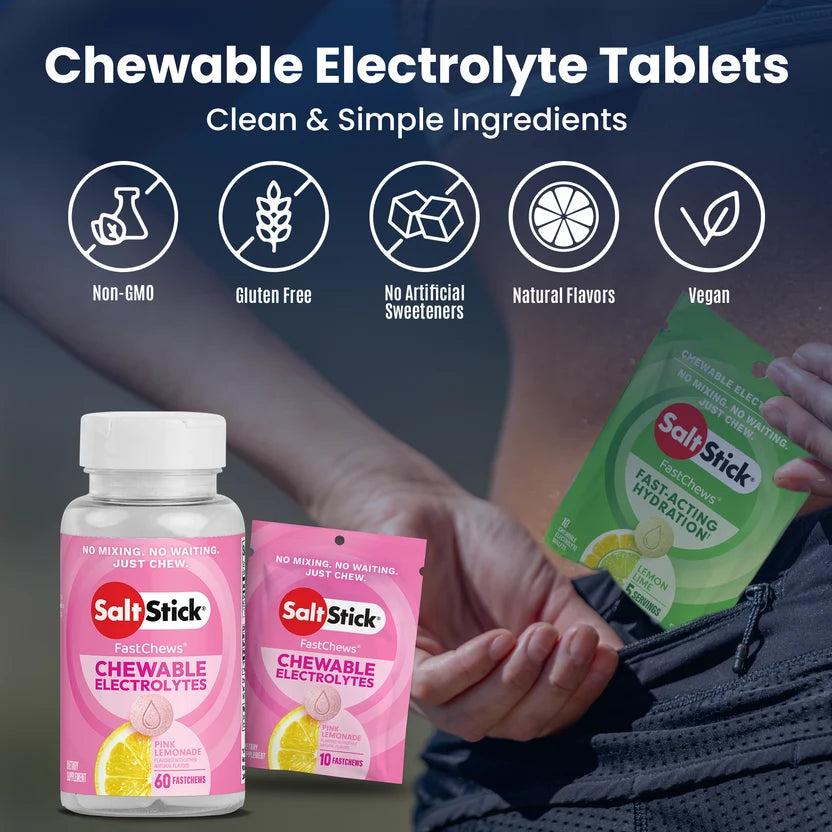 Saltstick Fastchews Electrolyte Replacement Chews - Bottle