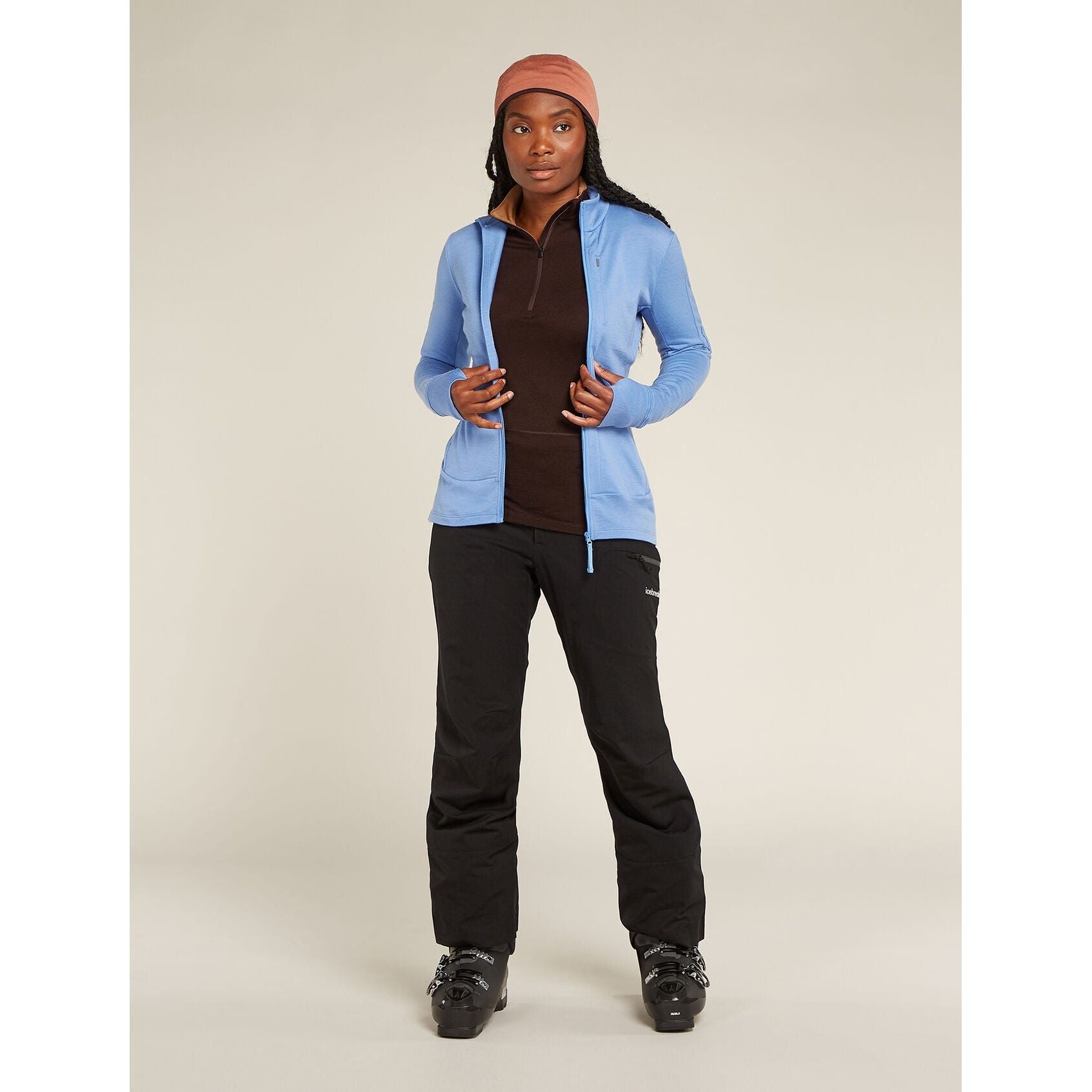 Icebreaker Women's 260 ZoneKnit Long Sleeve Half Zip