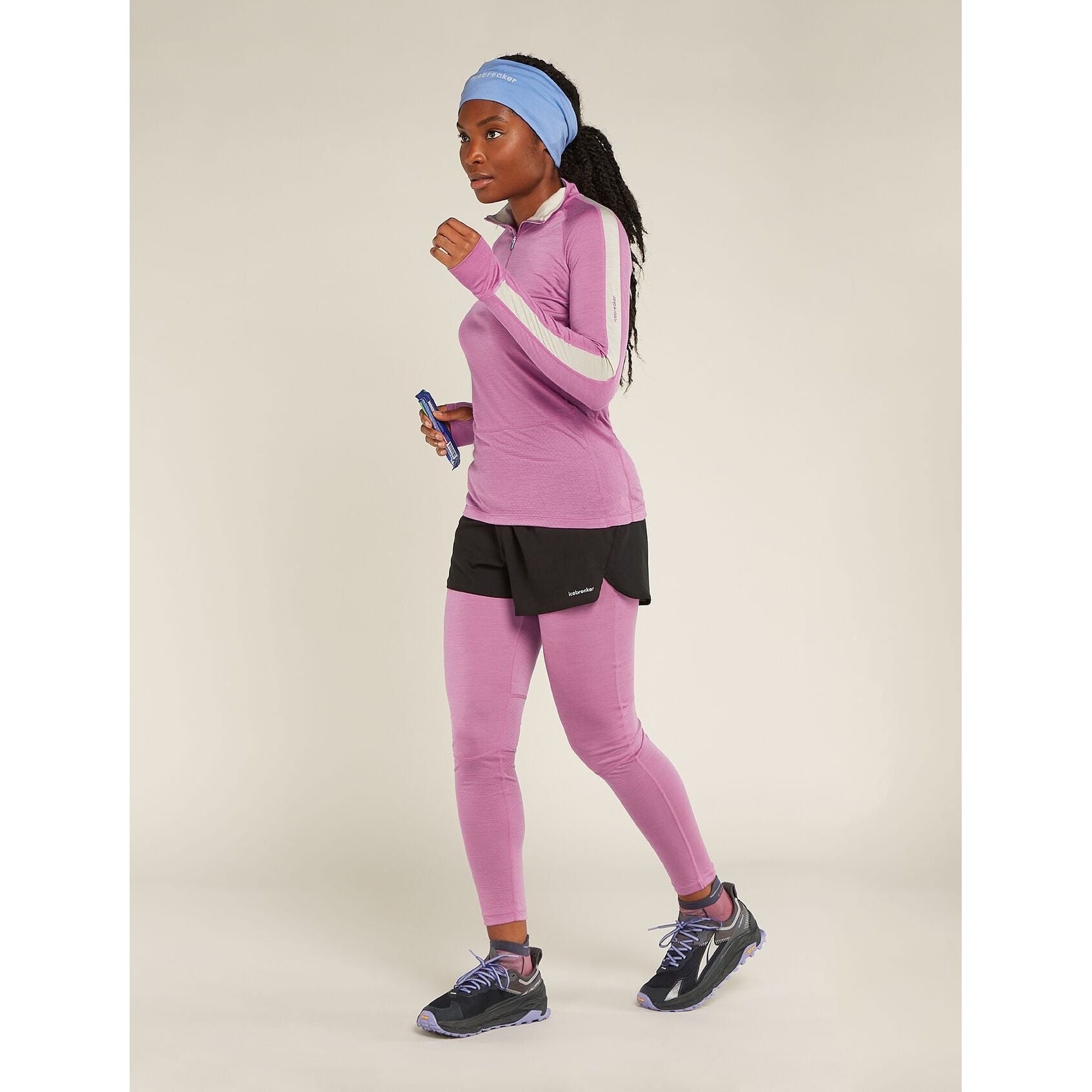 Icebreaker Women's 125 ZoneKnit Long Sleeve Half Zip