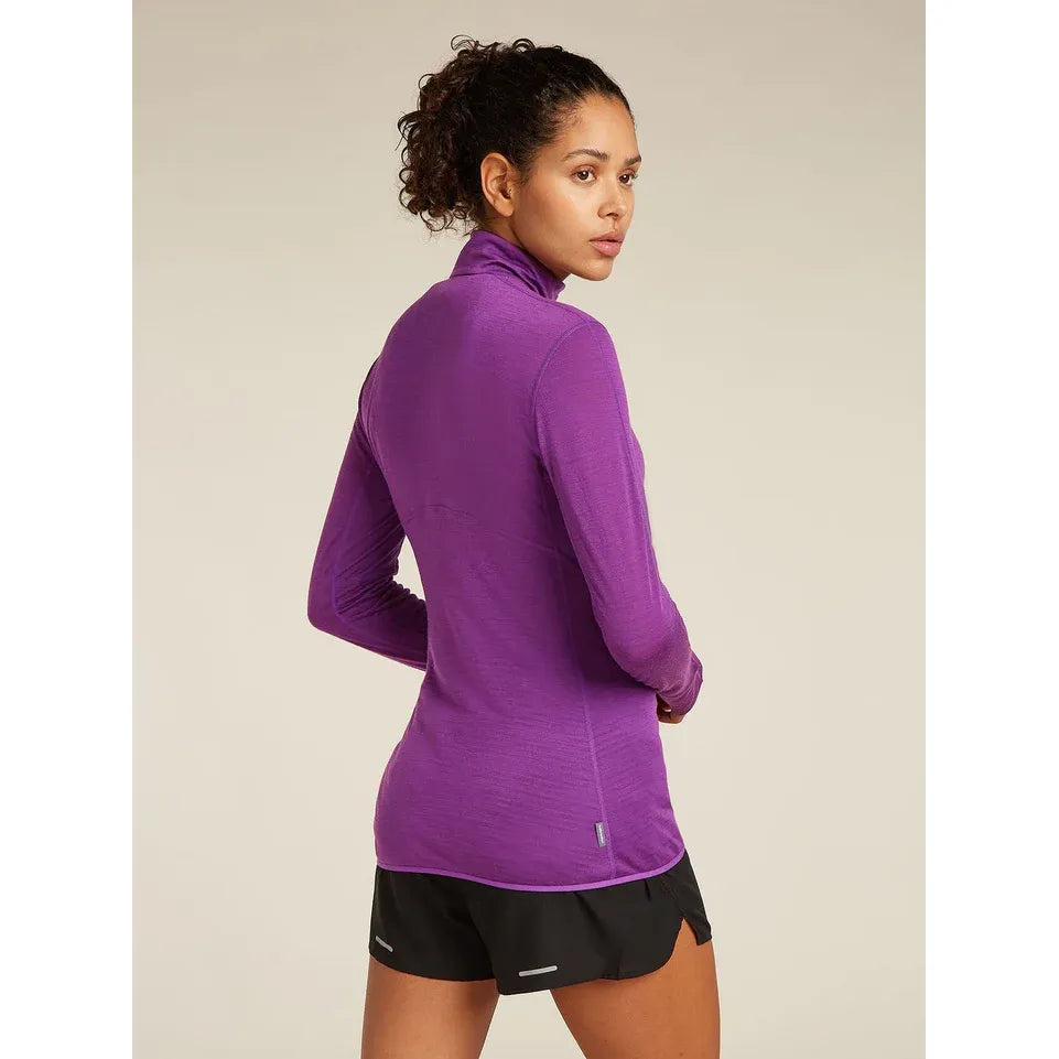 Icebreaker Women's Merino 200 RealFleece Descender Long Sleeve Half Zip