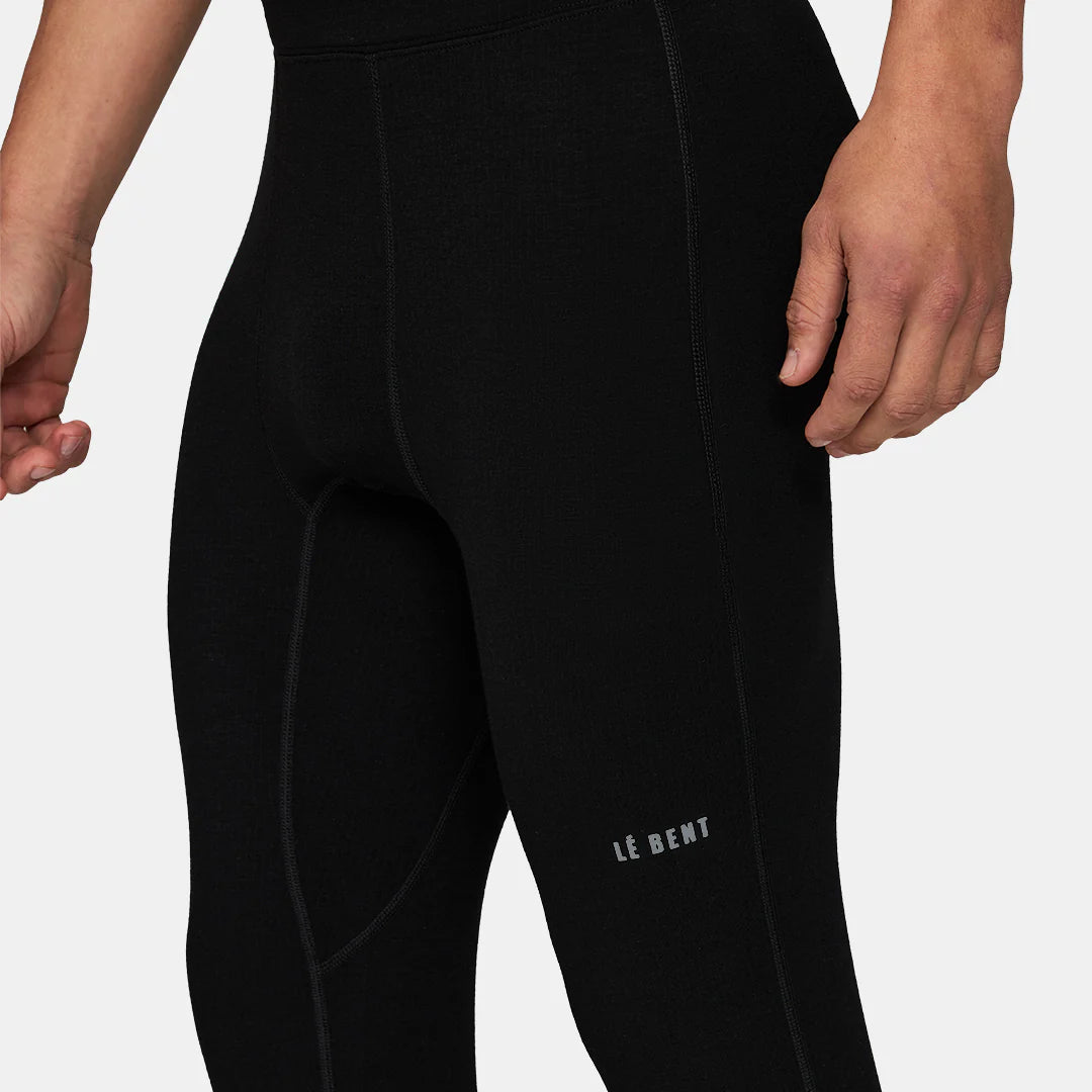 Le Bent Men's Heavyweight Grid Fleece Bottom Baselayer