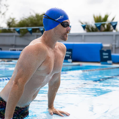 Aqualine Silicone  Swim Cap Adult