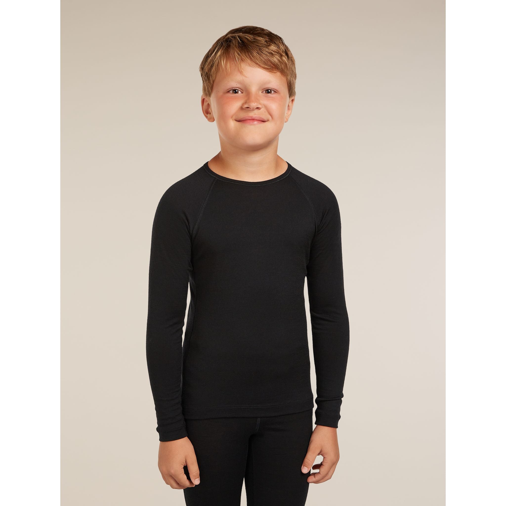 Icebreaker Kid's Merino 200 Oasis Long Sleeve Crew Neck Thermal Top