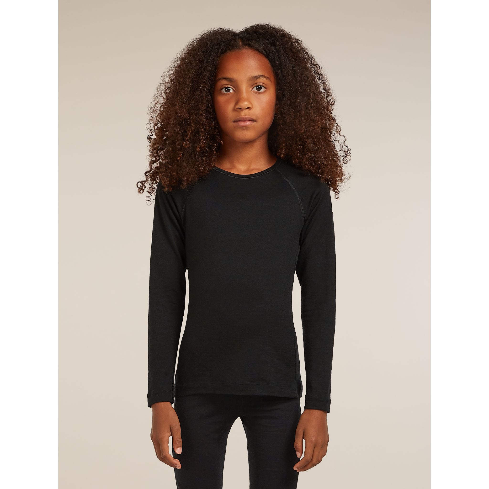 Icebreaker Kid's Merino 200 Oasis Long Sleeve Crew Neck Thermal Top