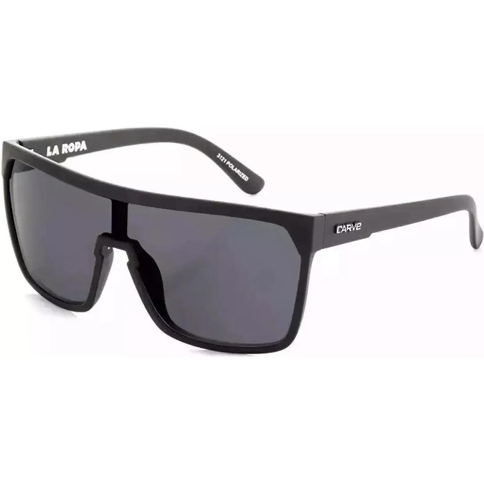 Carve La Ropa Black Matt Sunglasses Outside Sports