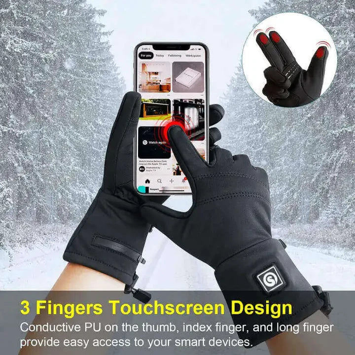 Heated Softshell Gloves (Incl Battery)