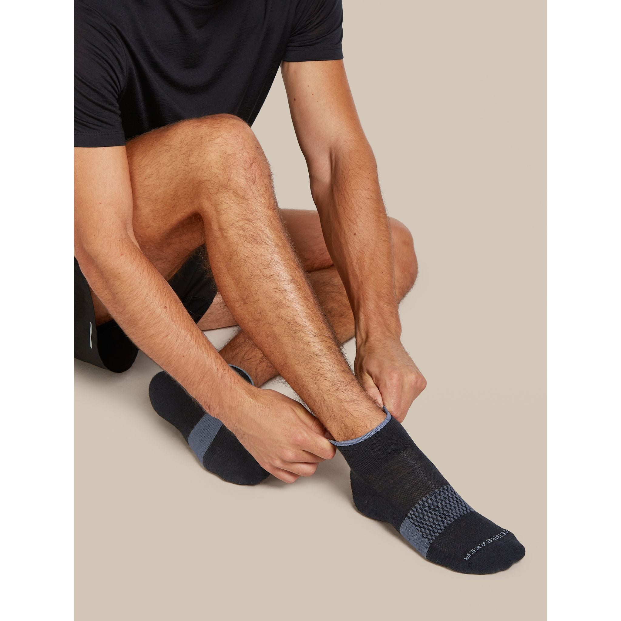 Icebreaker Men's Run+ Ultralight Mini Socks